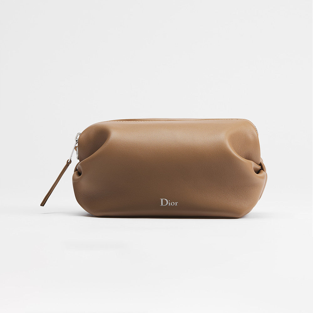 DIOR Dior Bow Pouch Black Supple Lambskin #380535