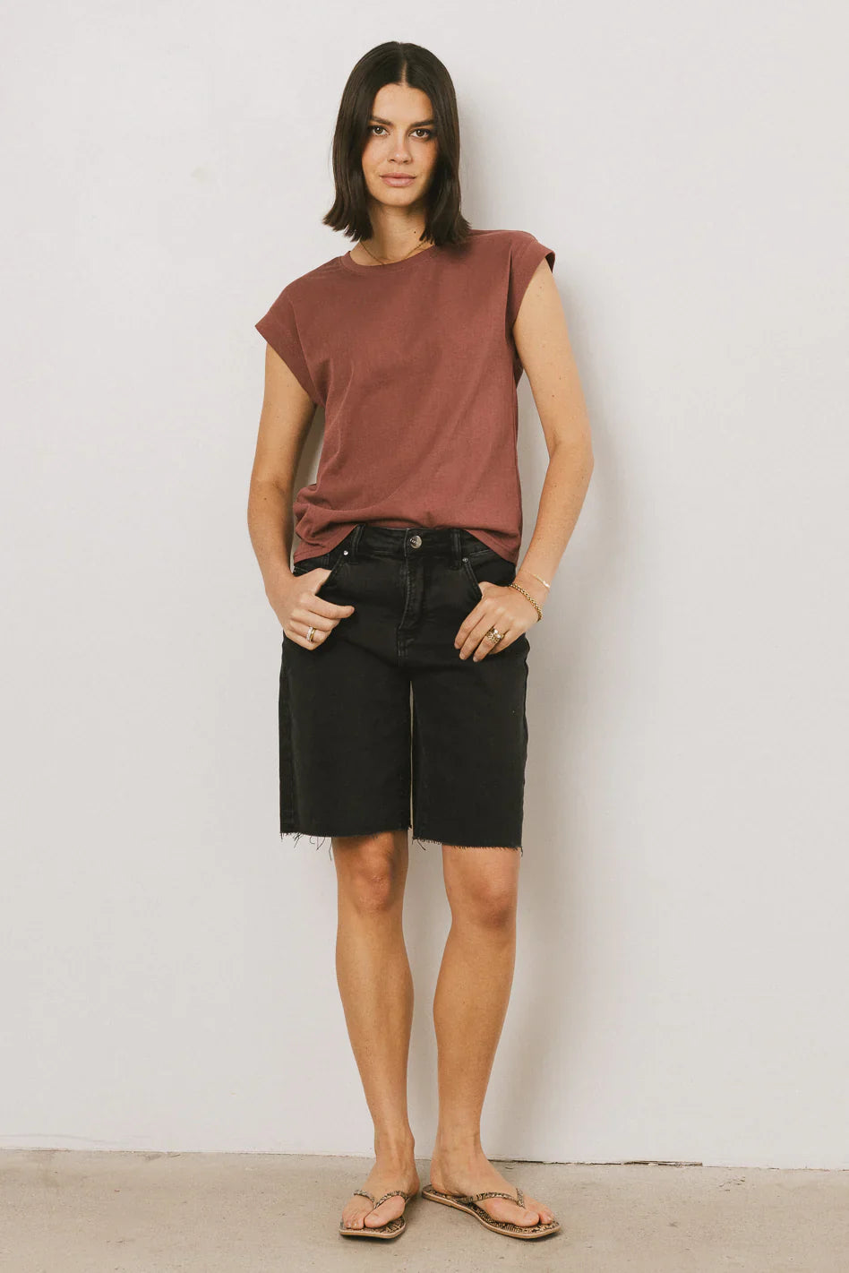 Arlo Top in Brick