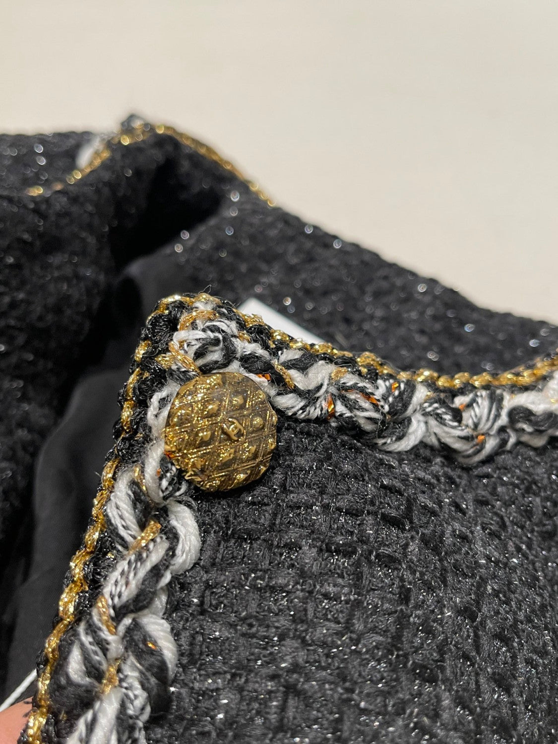 Chanel Four-pocket Long Coat in Fine Shiny Tweed #334124
