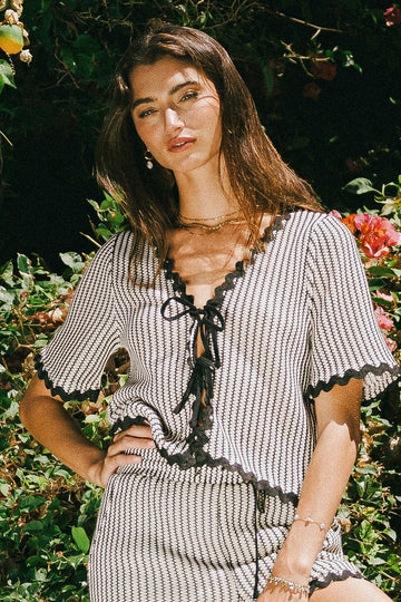 Estella Scalloped Top