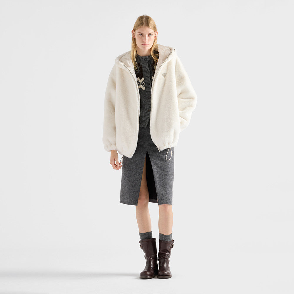 Prada White Reversible Aspen Jacket #336216