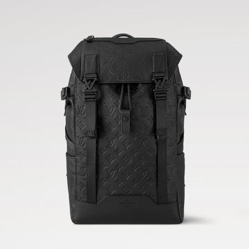 Louis Vuitton Men's Getaway Backpack With Full-Print Logo. Zipper Closure. Monogram Shadow Calfskin Leather. Black Casual Bag Bags M24776 #81537