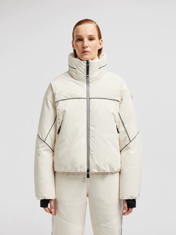 Moncler Men's And Women's Winter Fashion Casual High Neck Zipper Stand Up Collar Short Down Puffer Jacket Ski Down Coat Jacket #78773