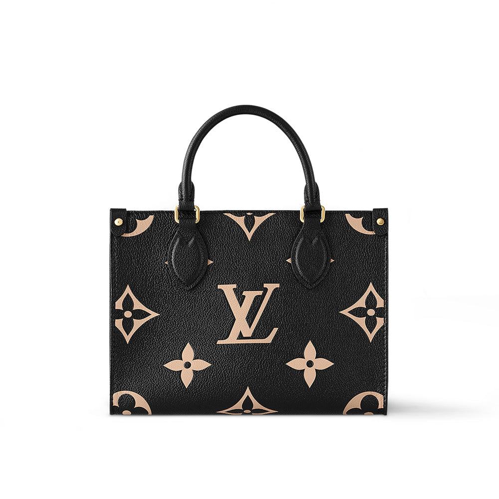 Louis Vuitton OnTheGo PM Bicolor Monogram Empreinte Leather Women's Handbags #333041