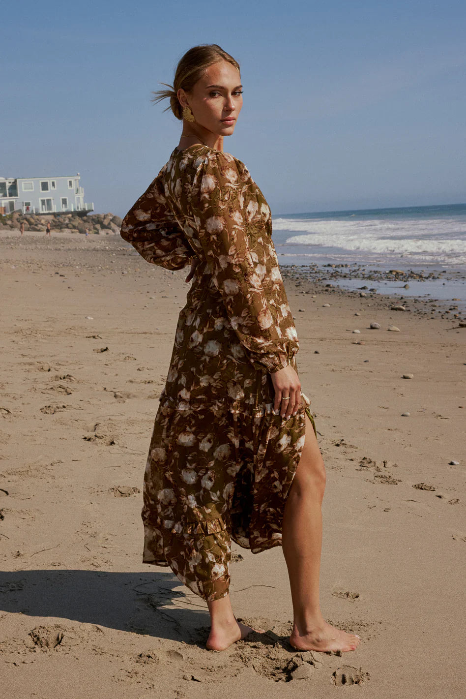 Auna Floral Maxi Dress