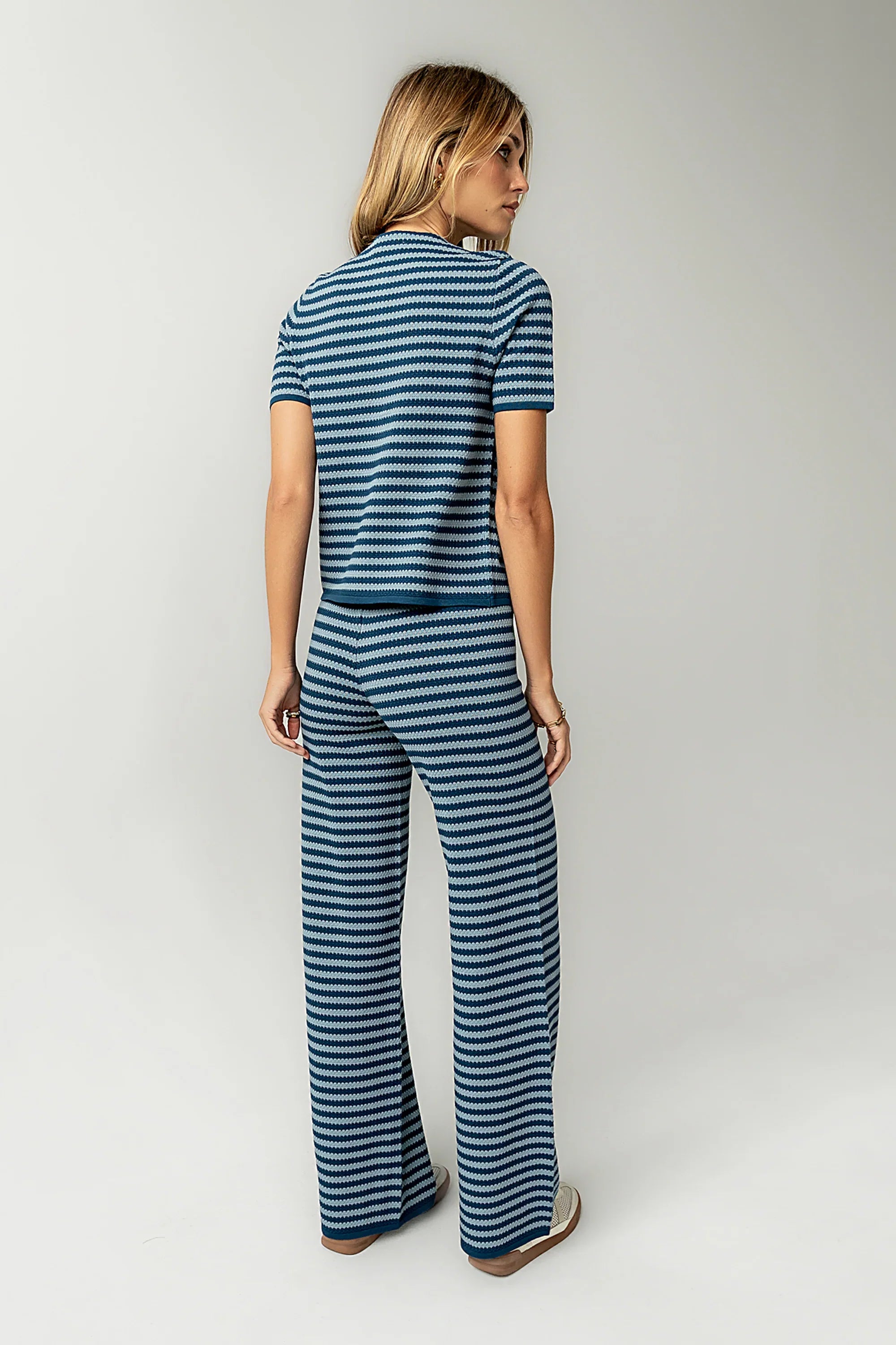 Ireland Striped Top in Blue