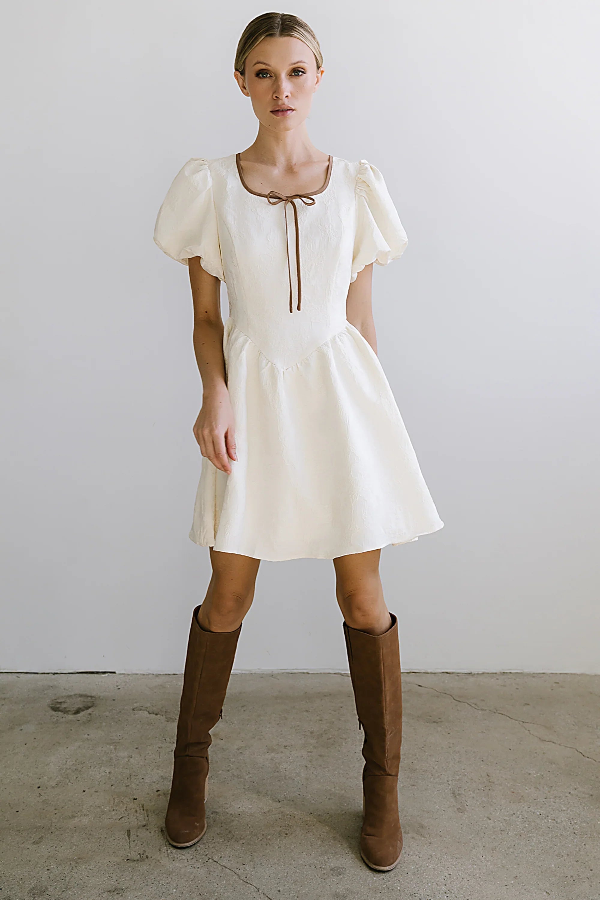 Mazie Textured Mini Dress
