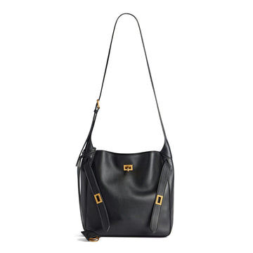 Balenciaga Women's Bel Air Leather Shoulder Bag Casual Hobo Bag Bags Solid Color Handbag Bag 8110182ABAV1000 Ngvp #9928