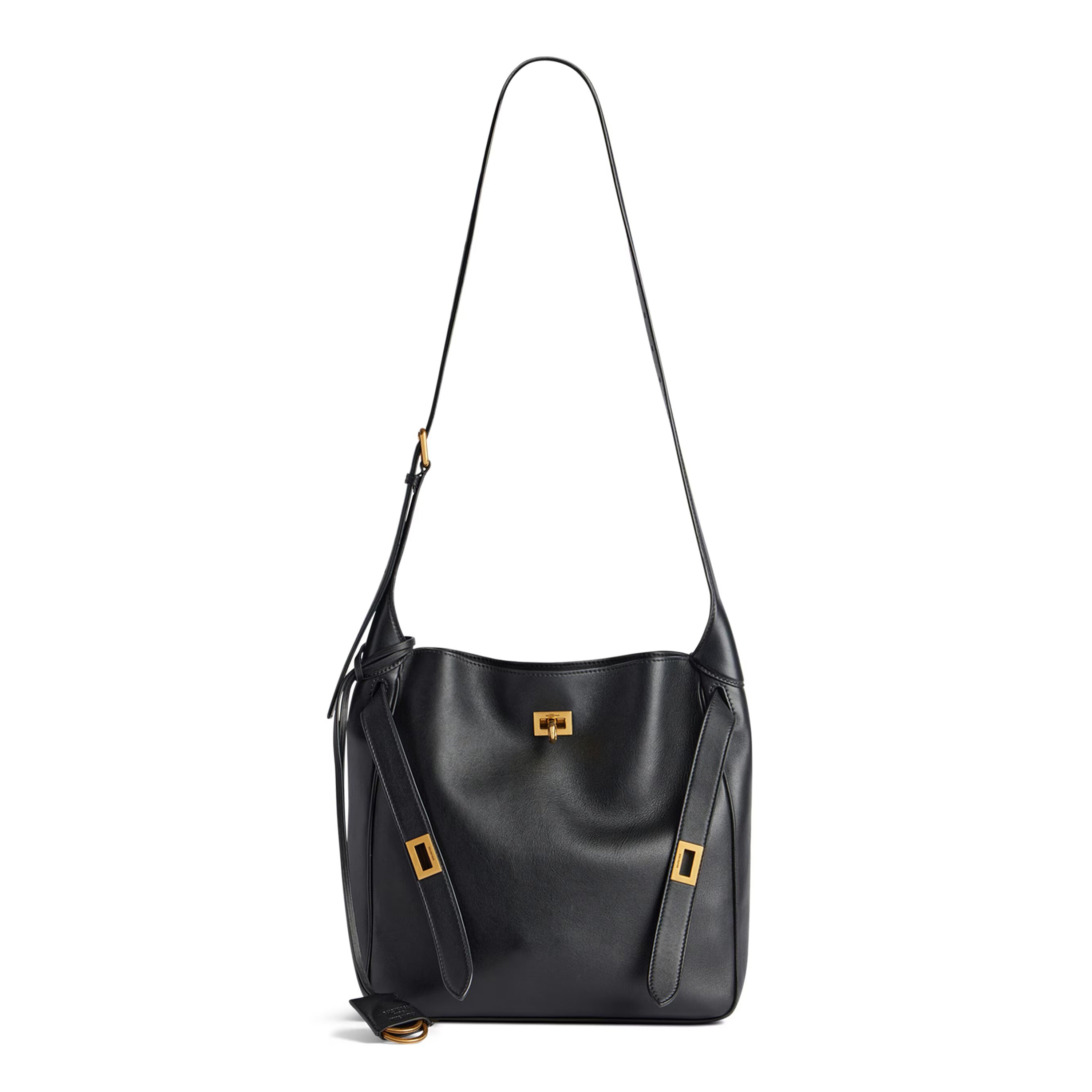 Balenciaga Women's Bel Air Leather Shoulder Bag Casual Hobo Bag Bags Solid Color Handbag Bag 8110182ABAV1000 Ngvp #9928
