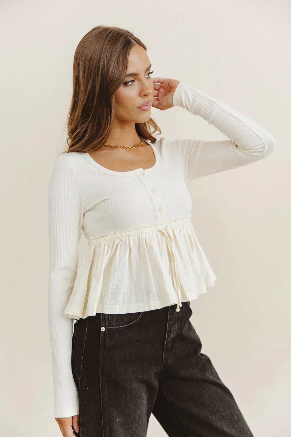 Jessy Peplum Top