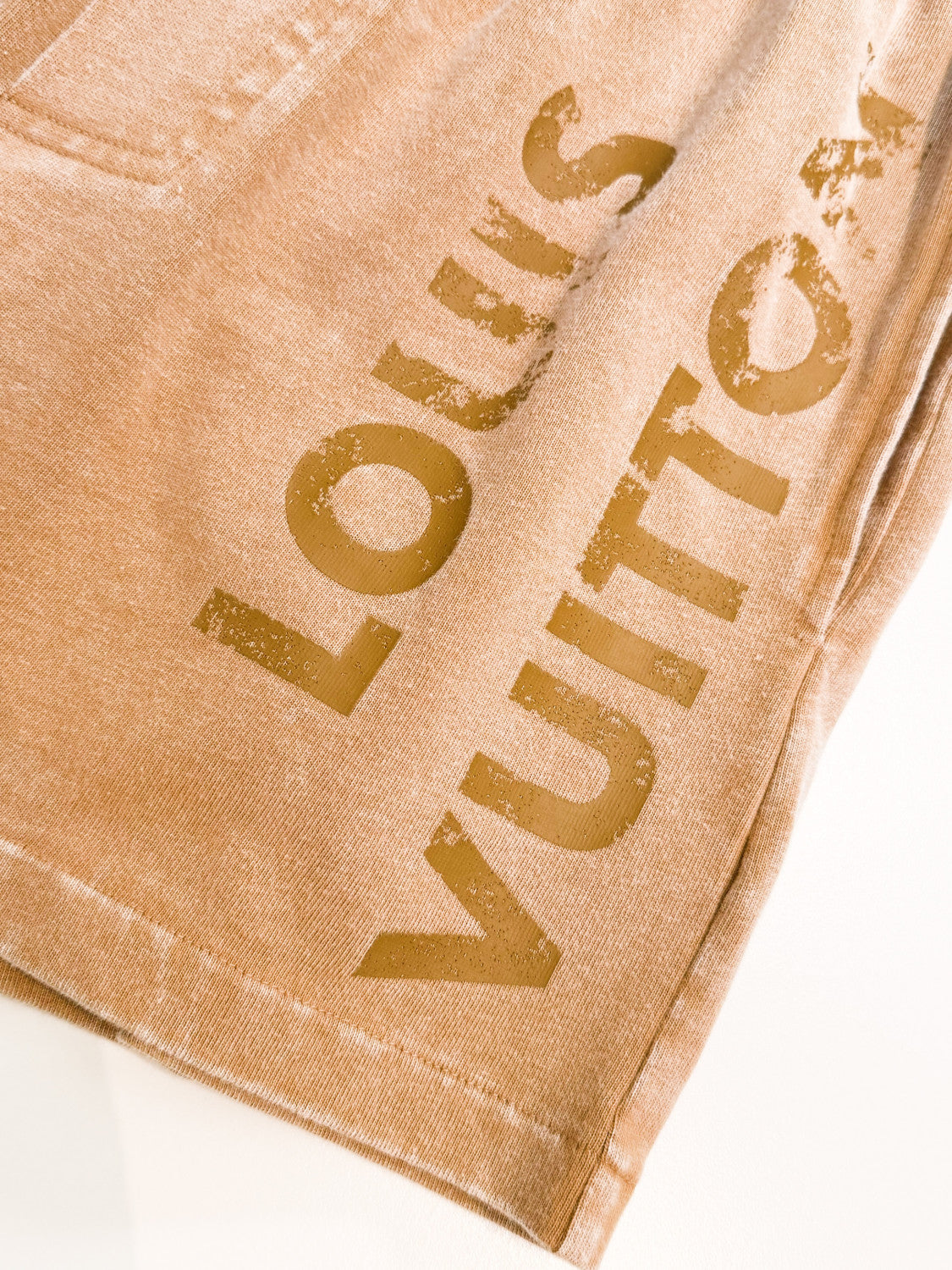Louis Vuitton Vintage Effect T-shirt Shorts #317096