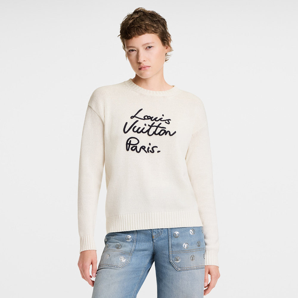 Louis Vuitton Cursive Signature Pullover #334539