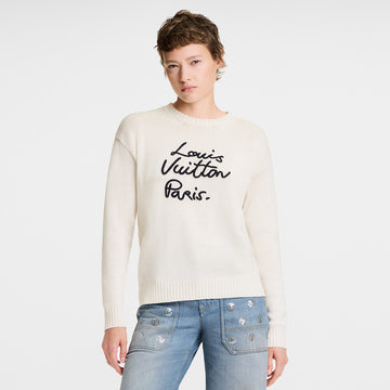 Louis Vuitton Cursive Signature Pullover #334539