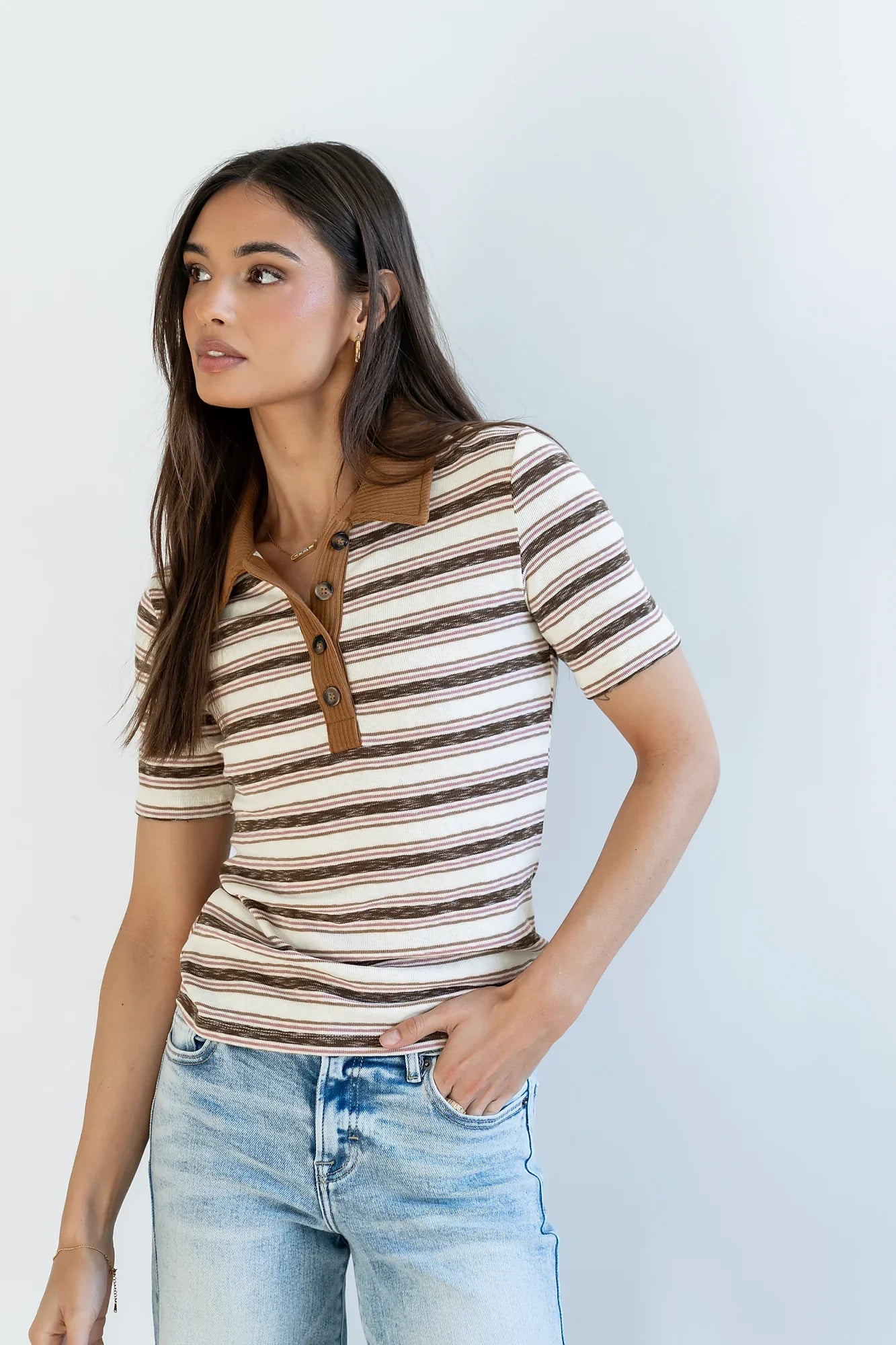 Jozette Striped Top