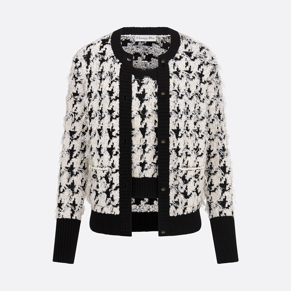 Dior Top -quality Version Houndstooth Two-piece Cardigan #307250