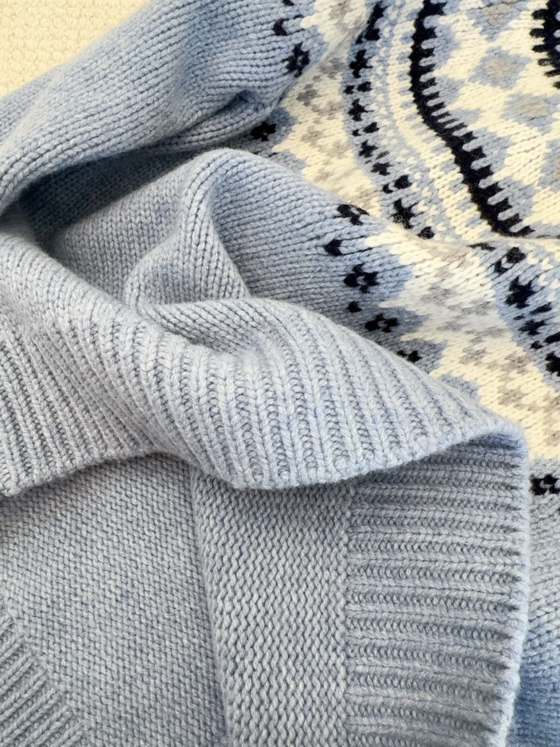 MiuMiu Wool Crochet Crew Neck Pullover Sweater #332159