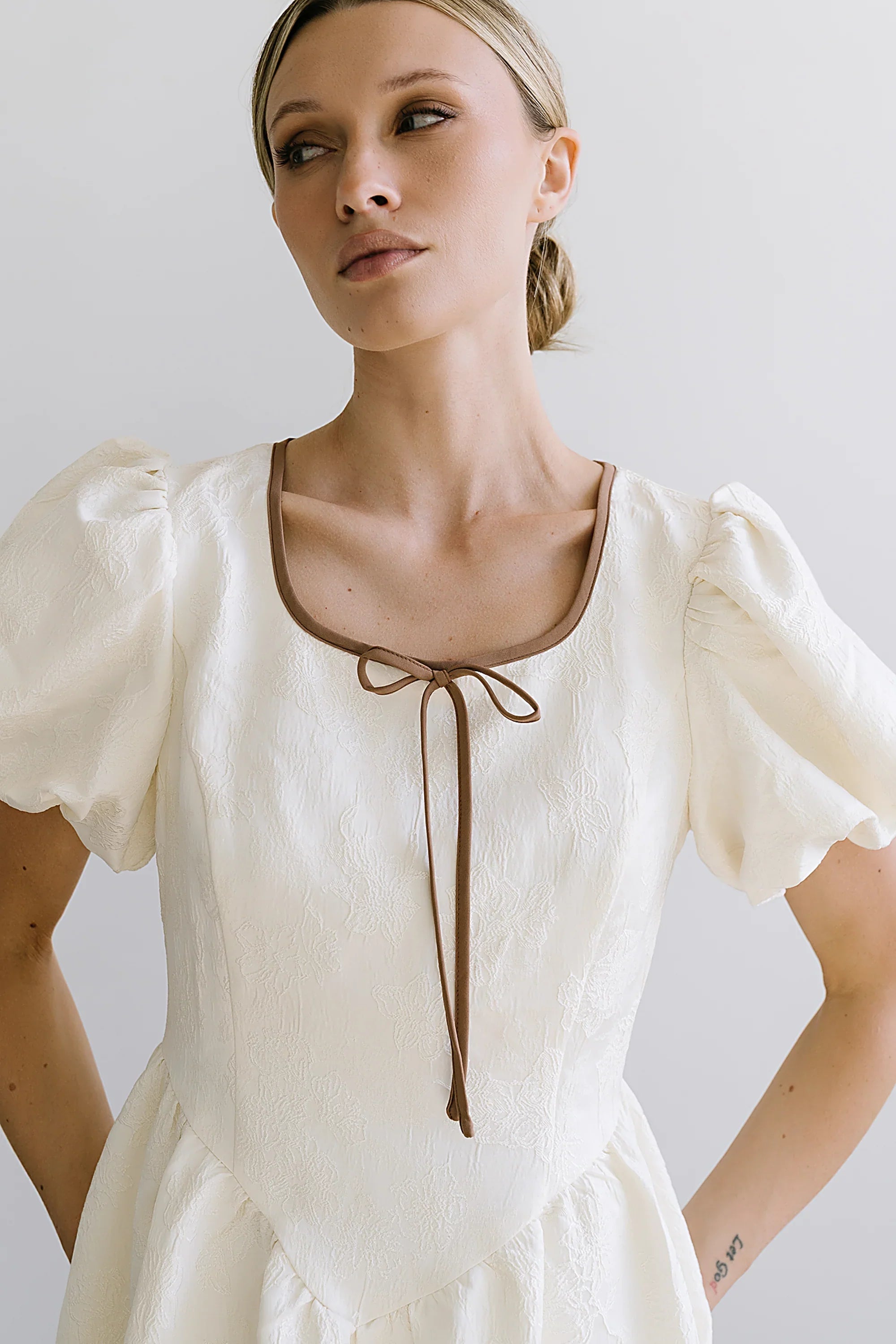Mazie Textured Mini Dress