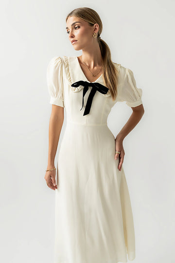 Maren Collared Midi Dress