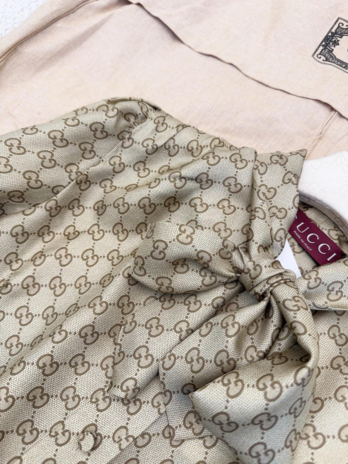 Gucci Women's Silk Ribbon Shirt #333631