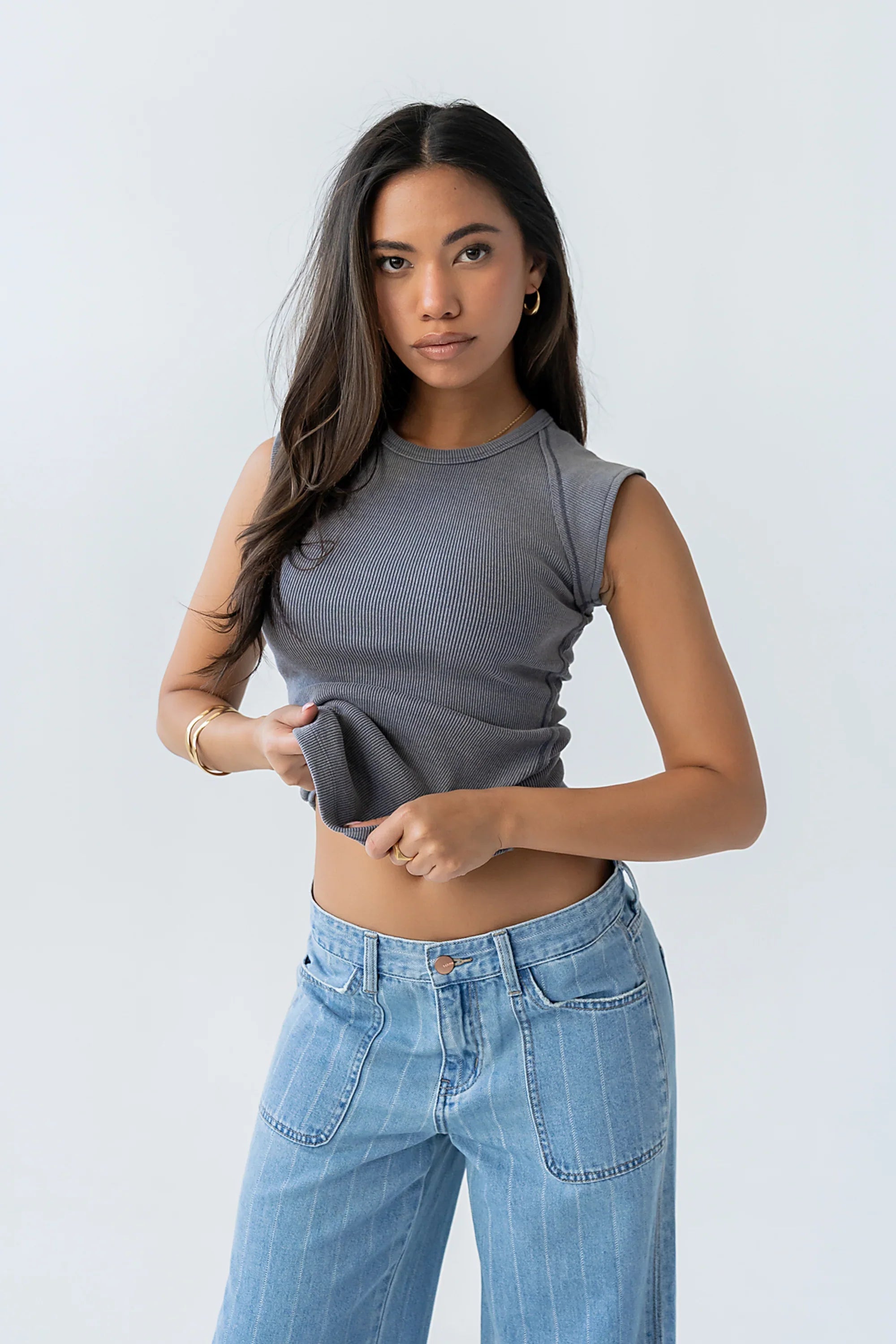 Huxley Tank in Blue