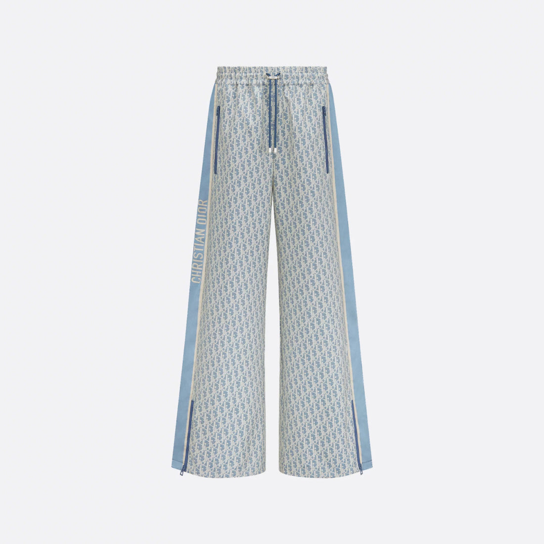 Dior Men's and Women's Spring/Fall Fashion Casual Drawstring Zipper Vintage Print Pants #78754