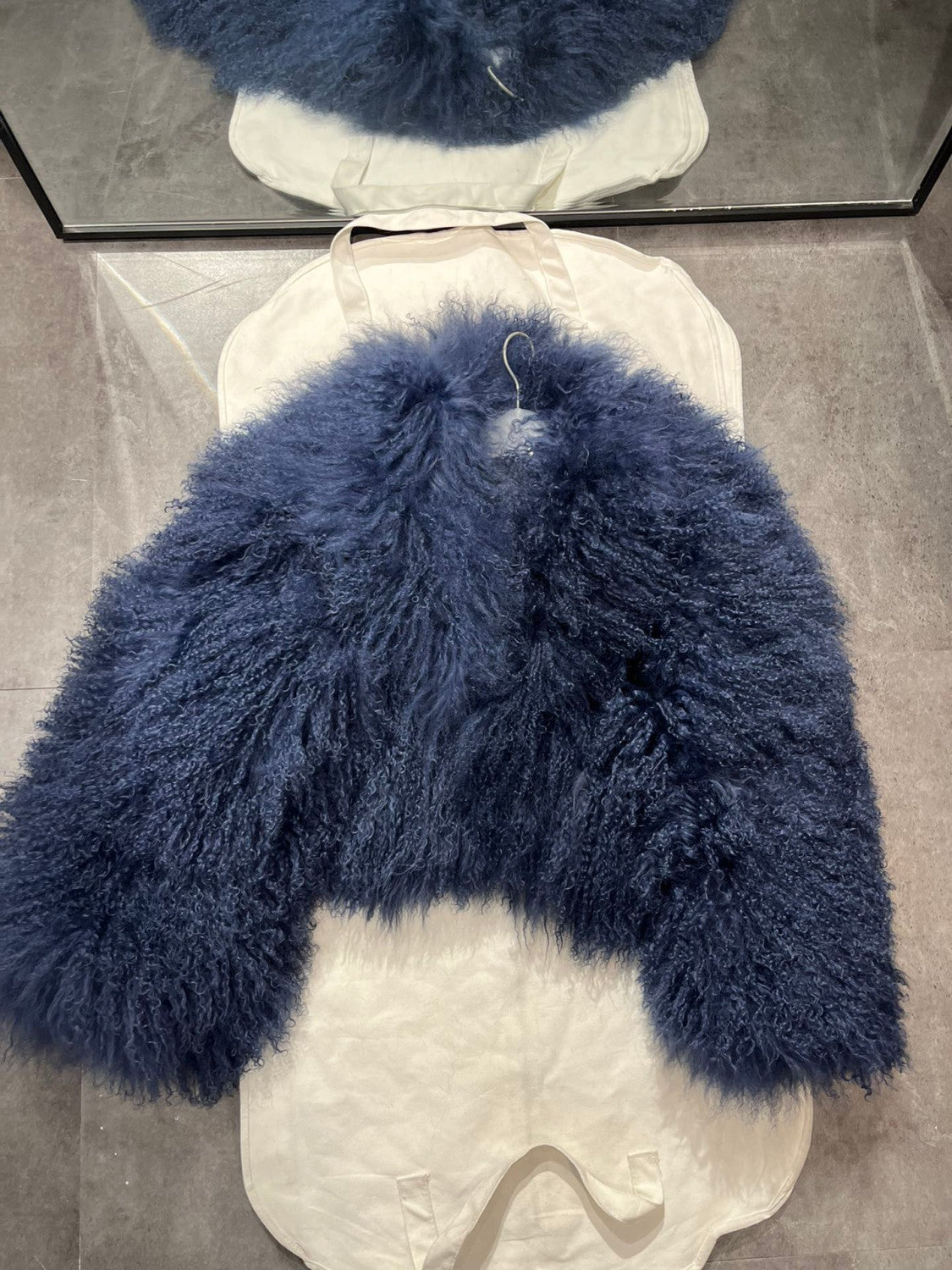 Beach Sheepskin Solid Color Fluffy Casual Long-Sleeved Fur #171746