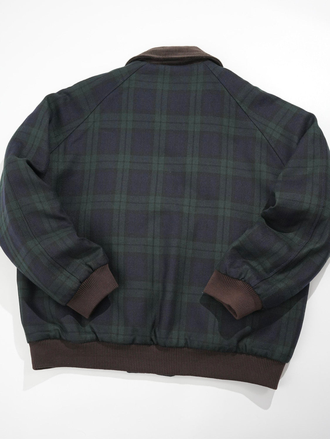 MiuMiu Women's Blue green Checked Twill Blouson Jacket #333542
