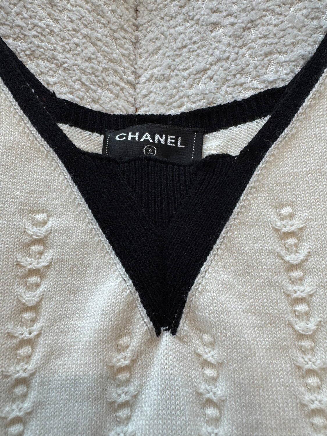 Chanel Wool Knitted Suspender Belt #377393