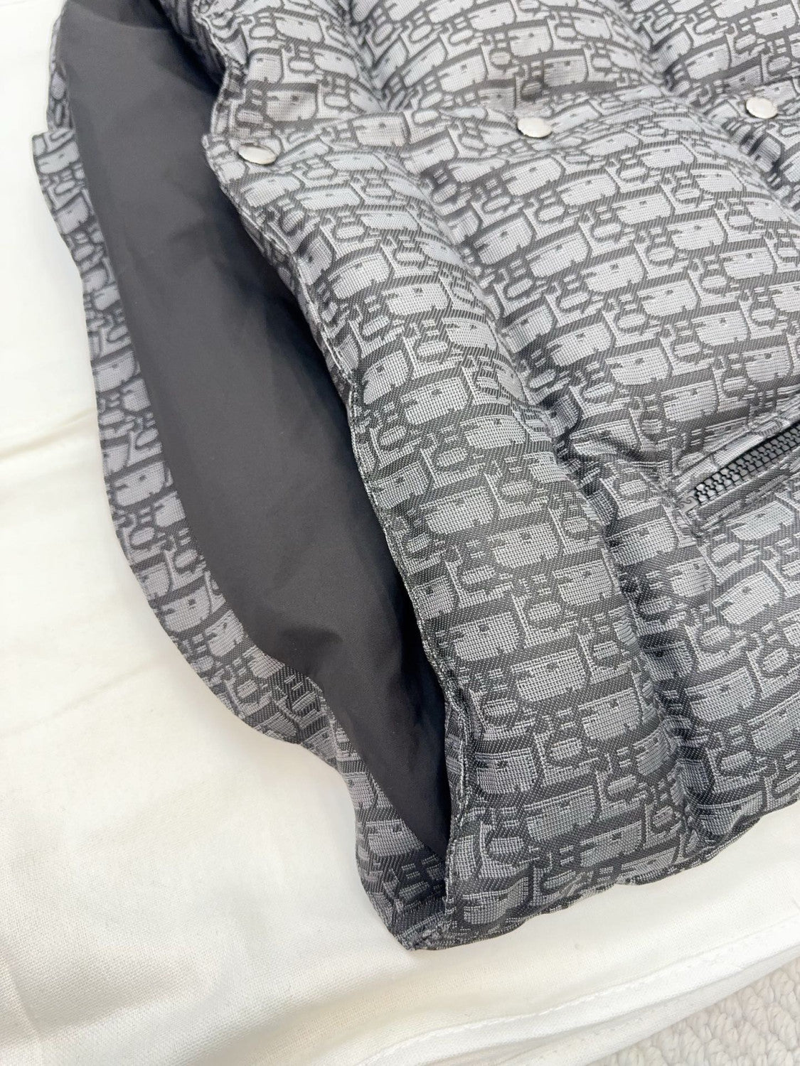 Dior 25FW Oblique Jacquard Ski Series Cotton Vest Back Logo Jacquard Webbing #333043