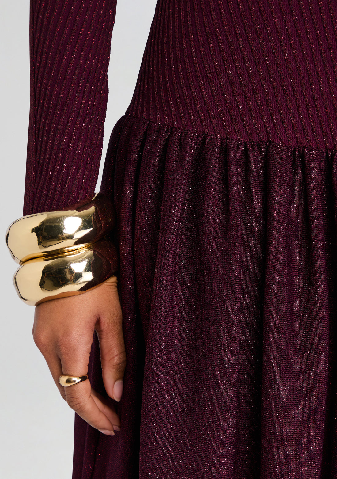 Bandini Metallic Knit Dress
