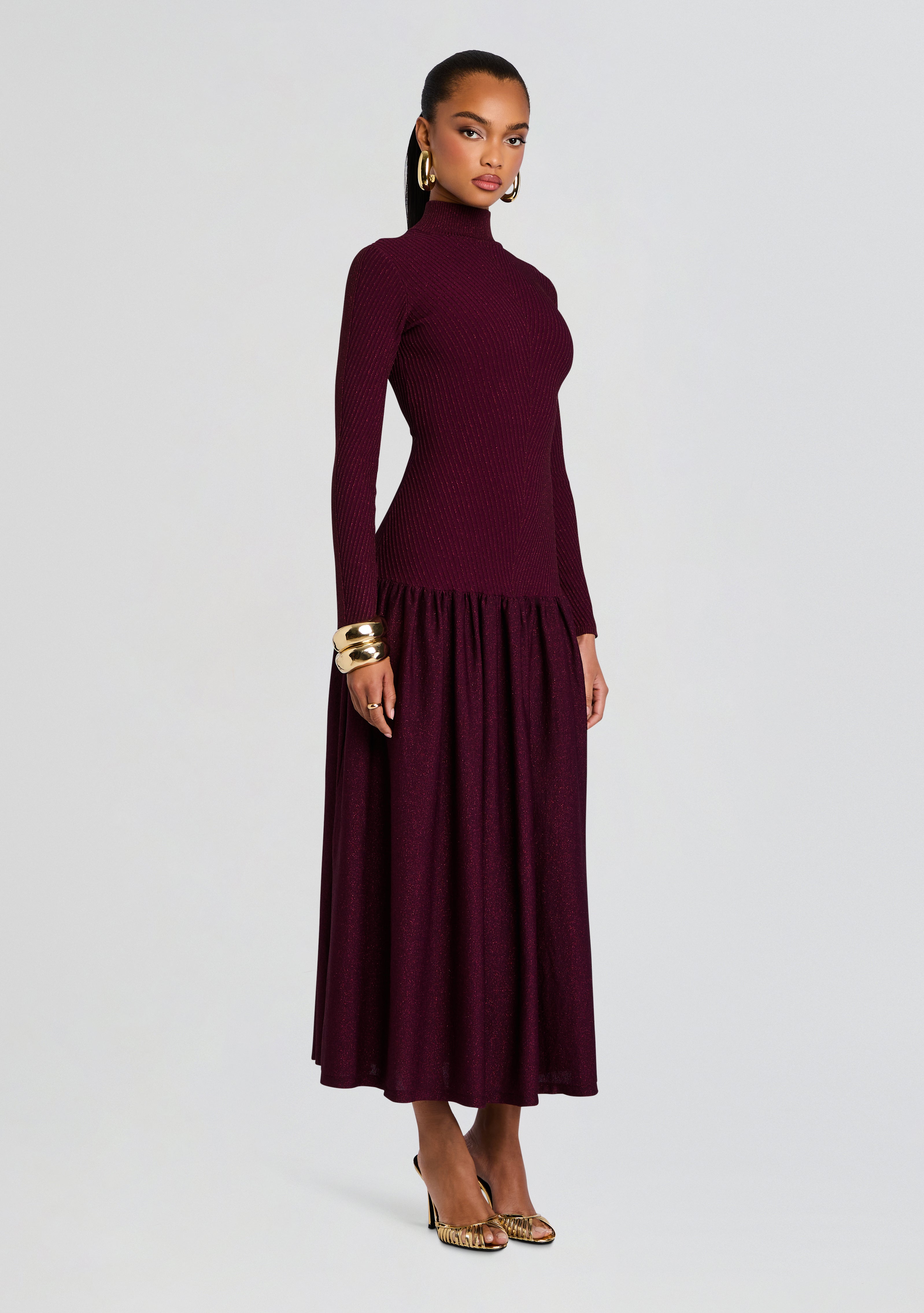 Bandini Metallic Knit Dress