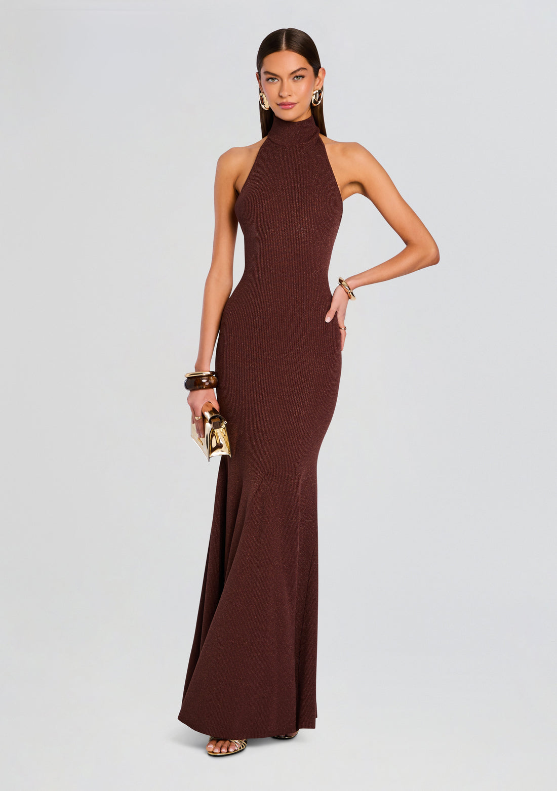 Kimbra Metallic Knit Dress
