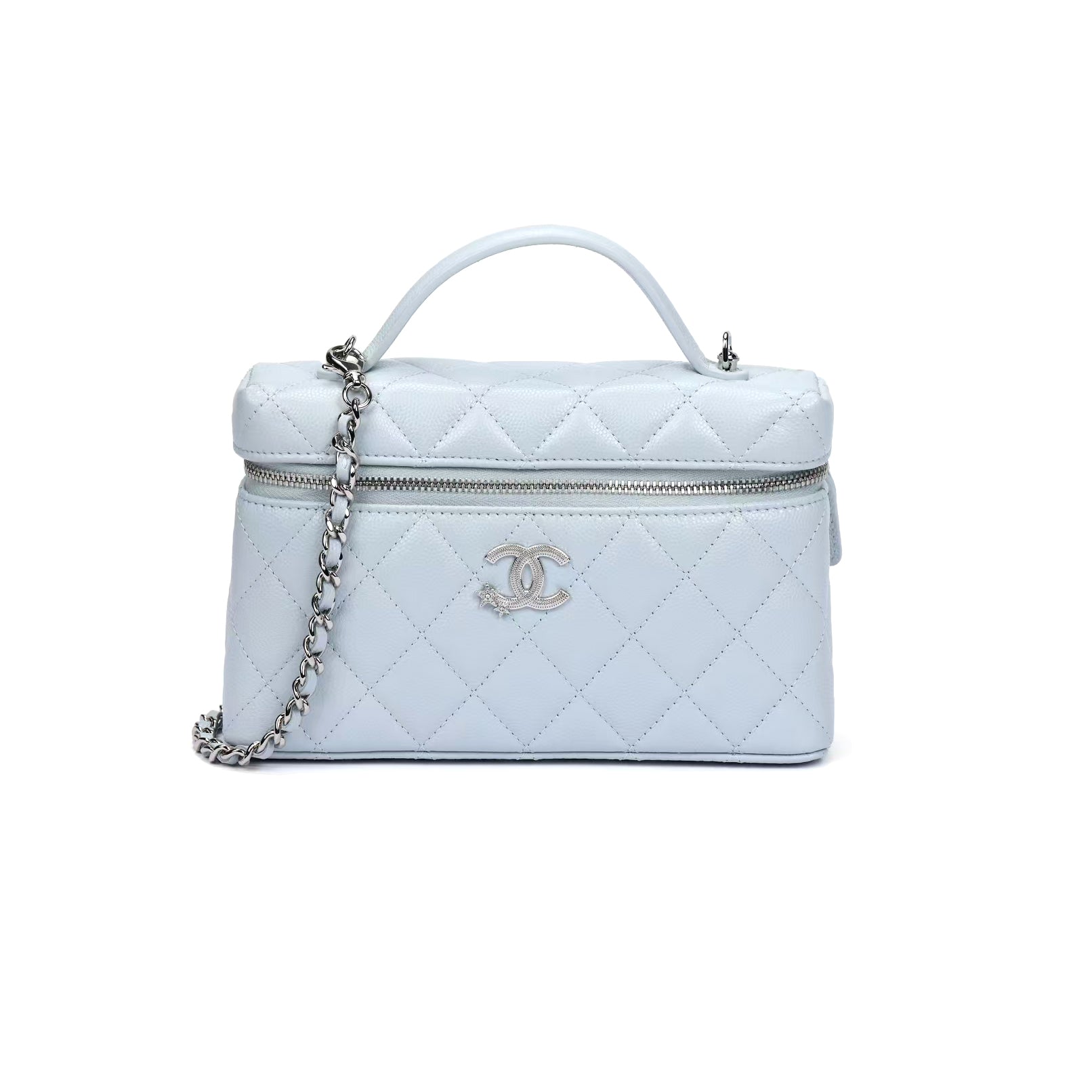 Chanel Women's Fashion Classic Solid Color Leather Diamond Quilted Flap Zipper Chain Bag Crossbody Shoulder Bag Bags AP4854-B21489-94305 #79524