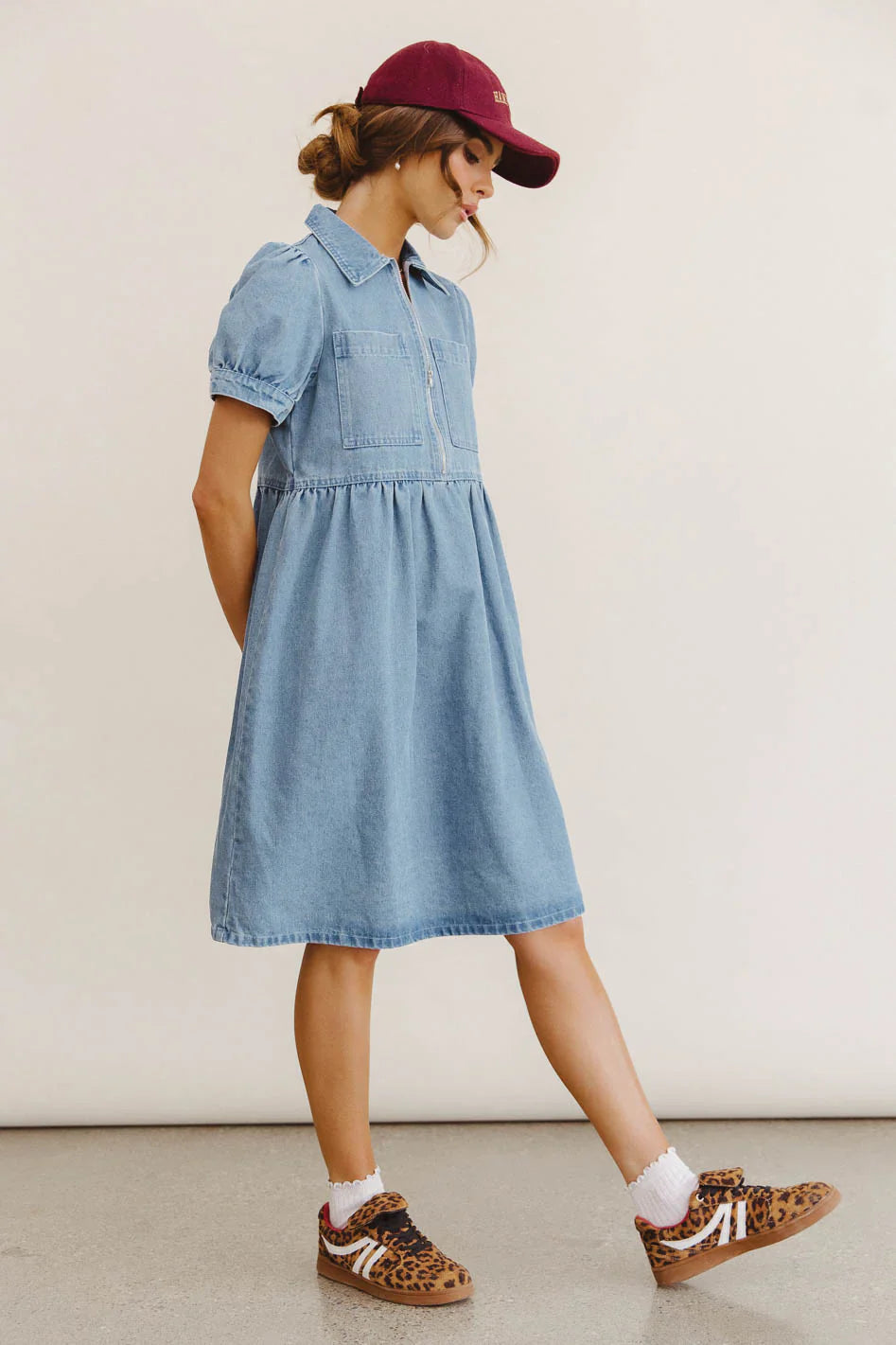 Georgia Denim Midi Dress
