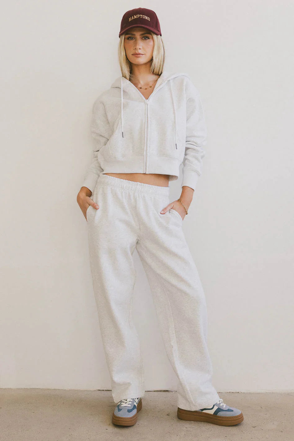 Ezra Zip Up in Grey