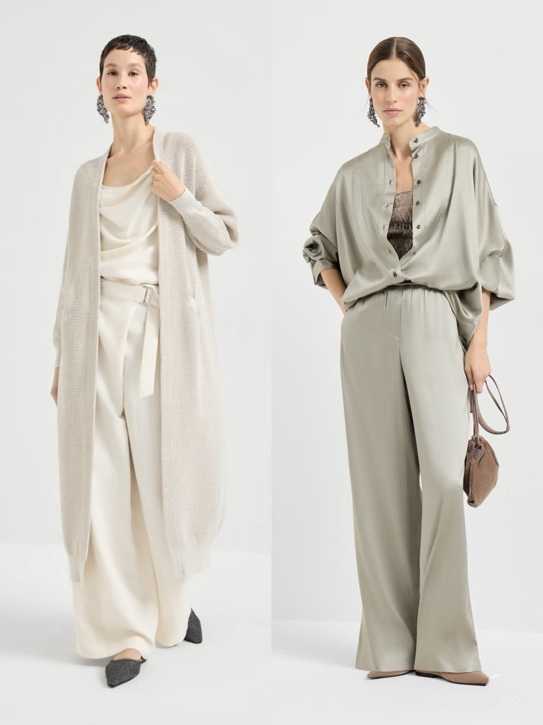 Brunello Cucinelli Silk Satin Shirt Spring Summer 2026 #376977