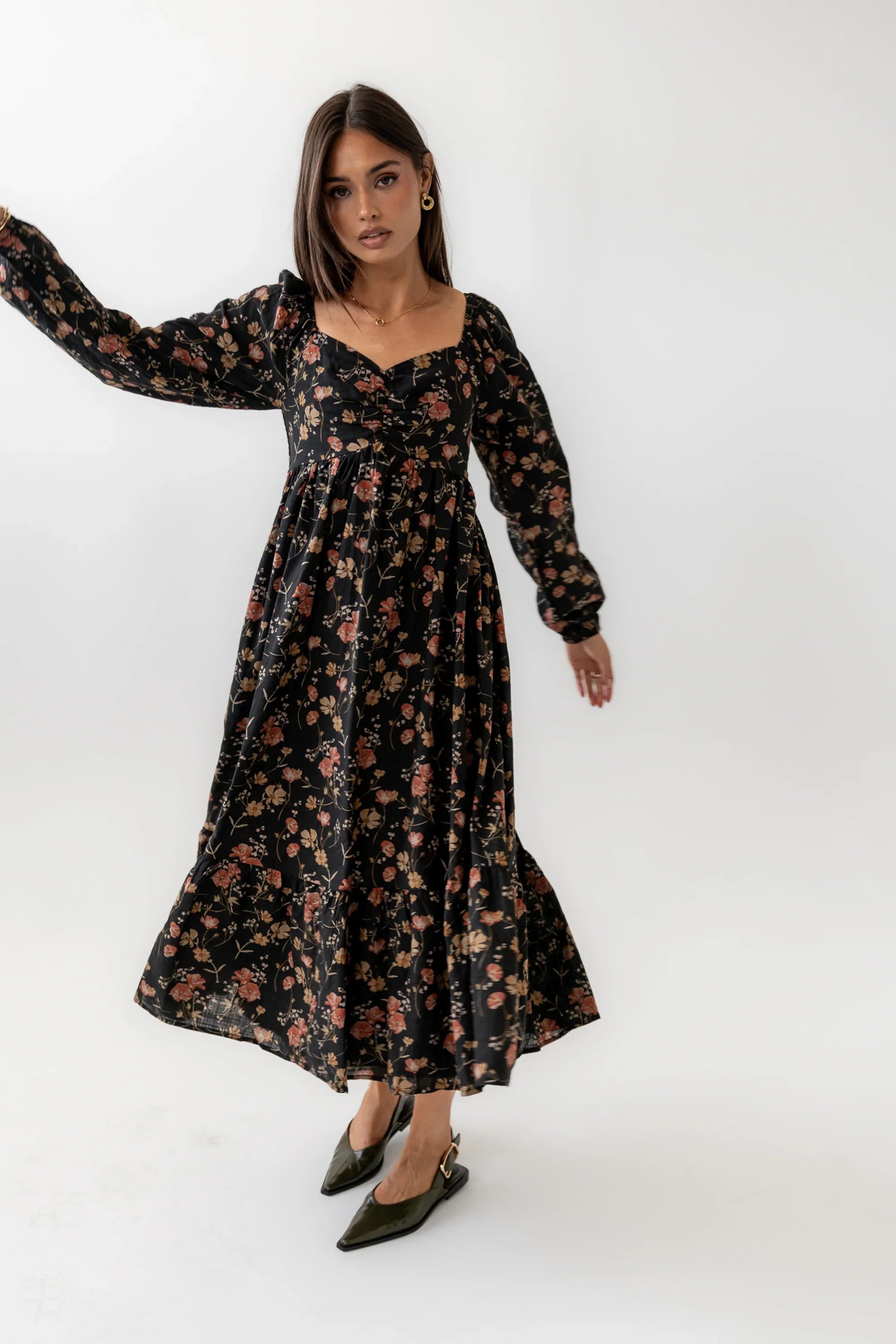 Michelle Floral Maxi Dress