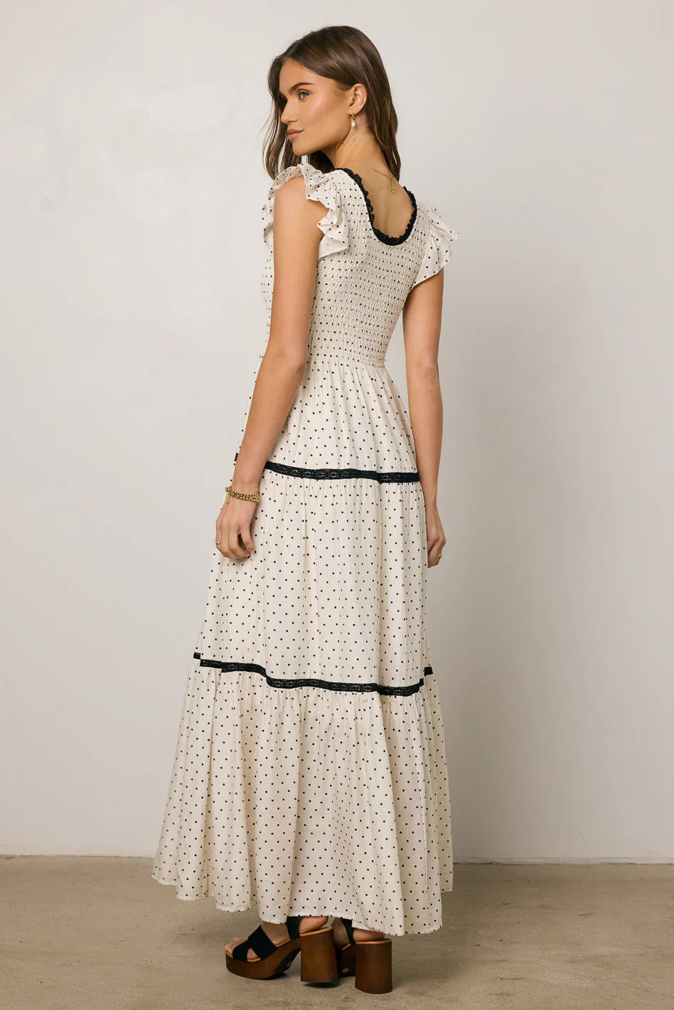 Faraday Polka Dot Maxi Dress