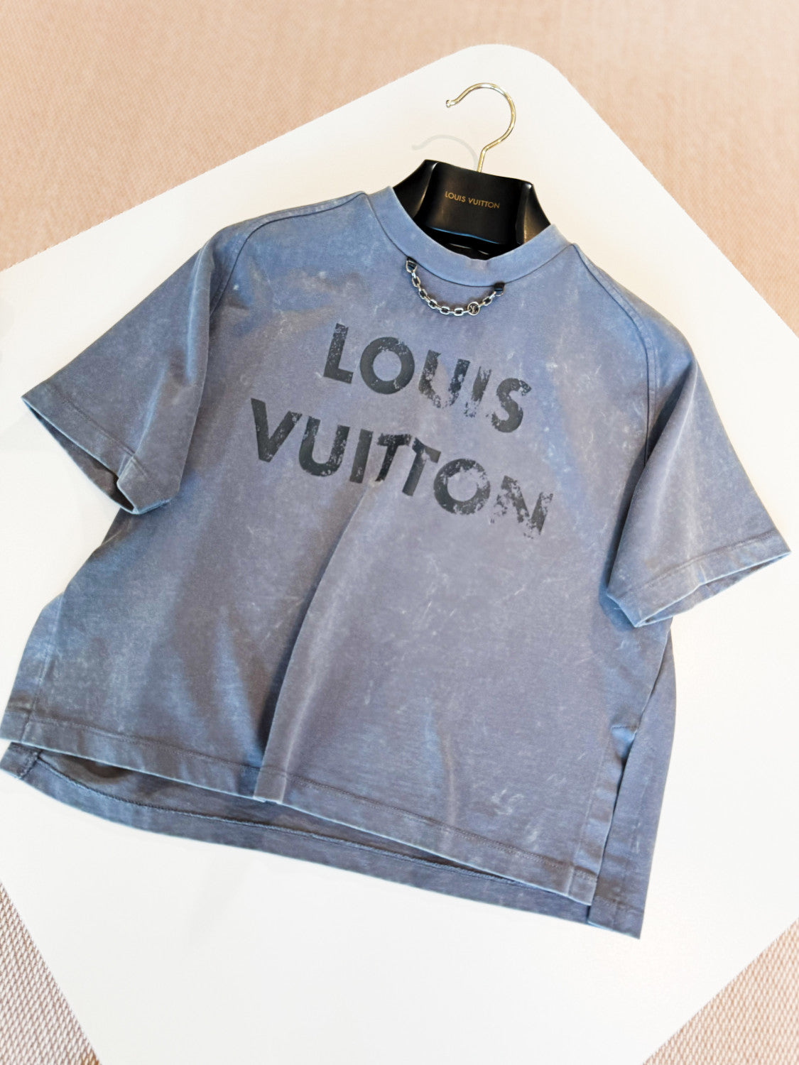 Louis Vuitton Vintage Effect T-shirt Shorts #317096