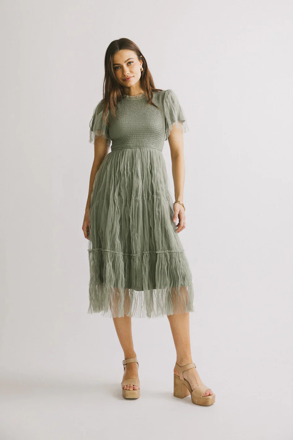 Charlie Lace Midi Dress