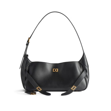 Balenciaga Women's Bel Air Series Leather Shoulder Bag Small Solid Color Tote Bag Bags 8106802ABAV1000 Ngvp #9929