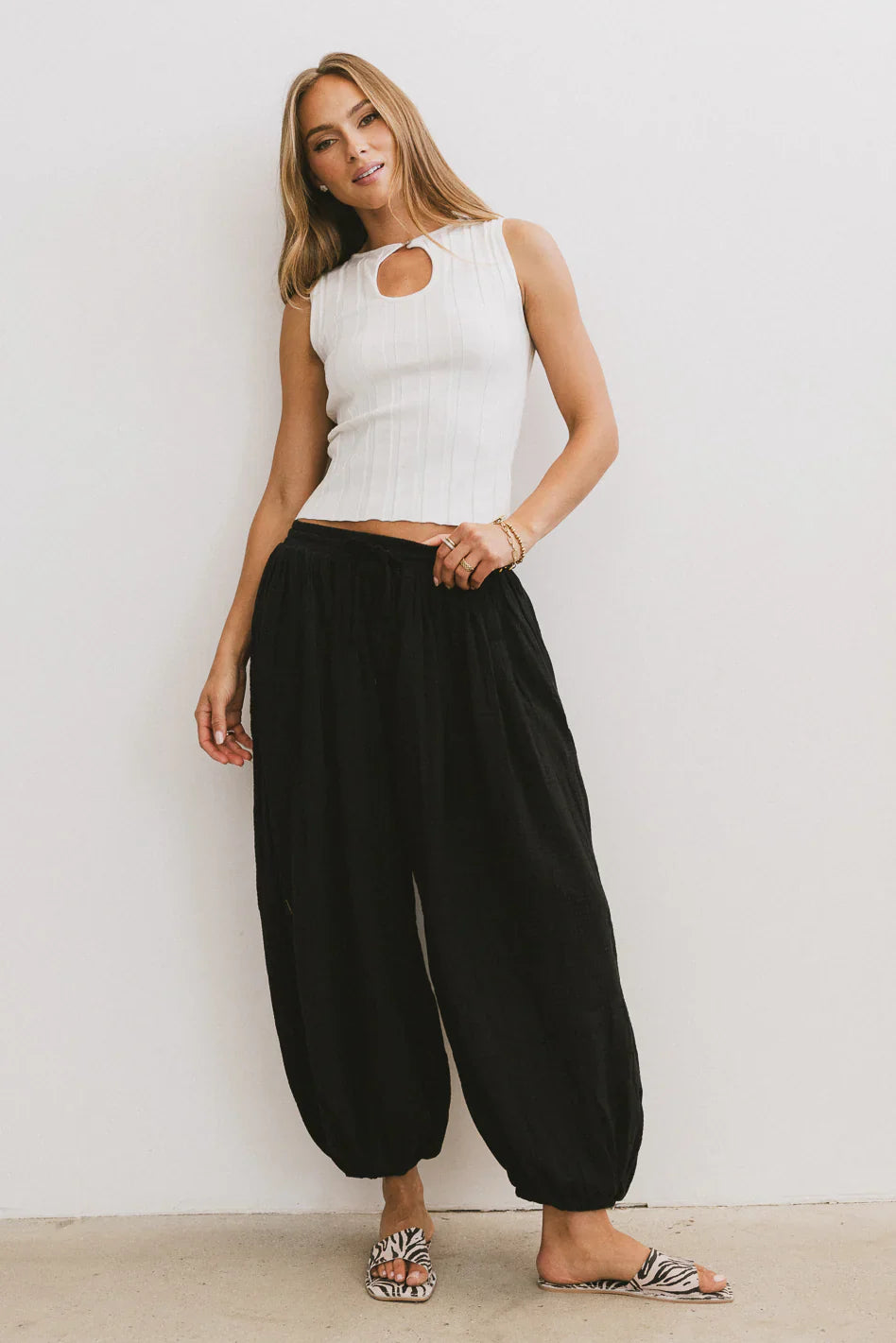 Alia Ribbed top