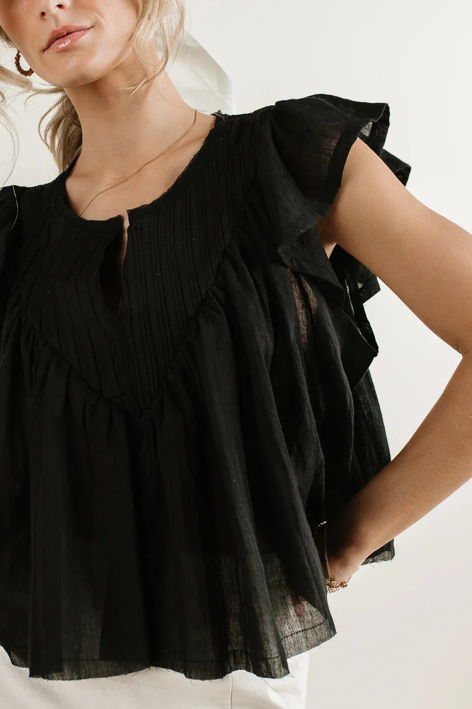 Leia Blouse in Black