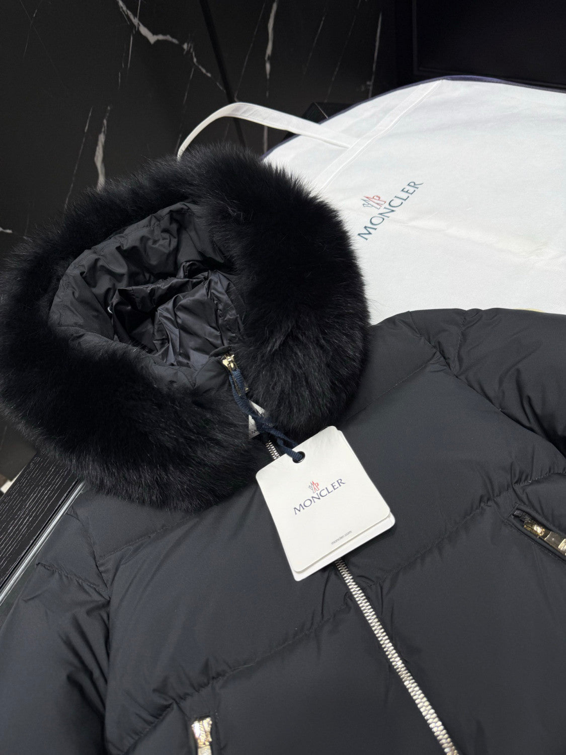 Moncler Laichefur Women's Hooded Short Down Jacket #336080