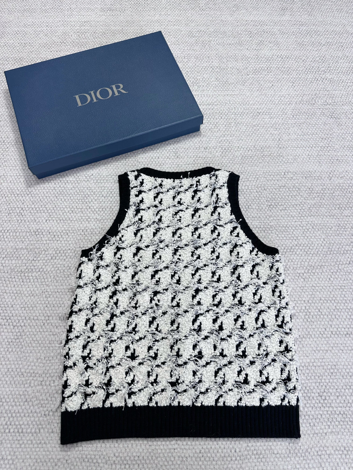Dior Top -quality Version Houndstooth Two-piece Cardigan #307250