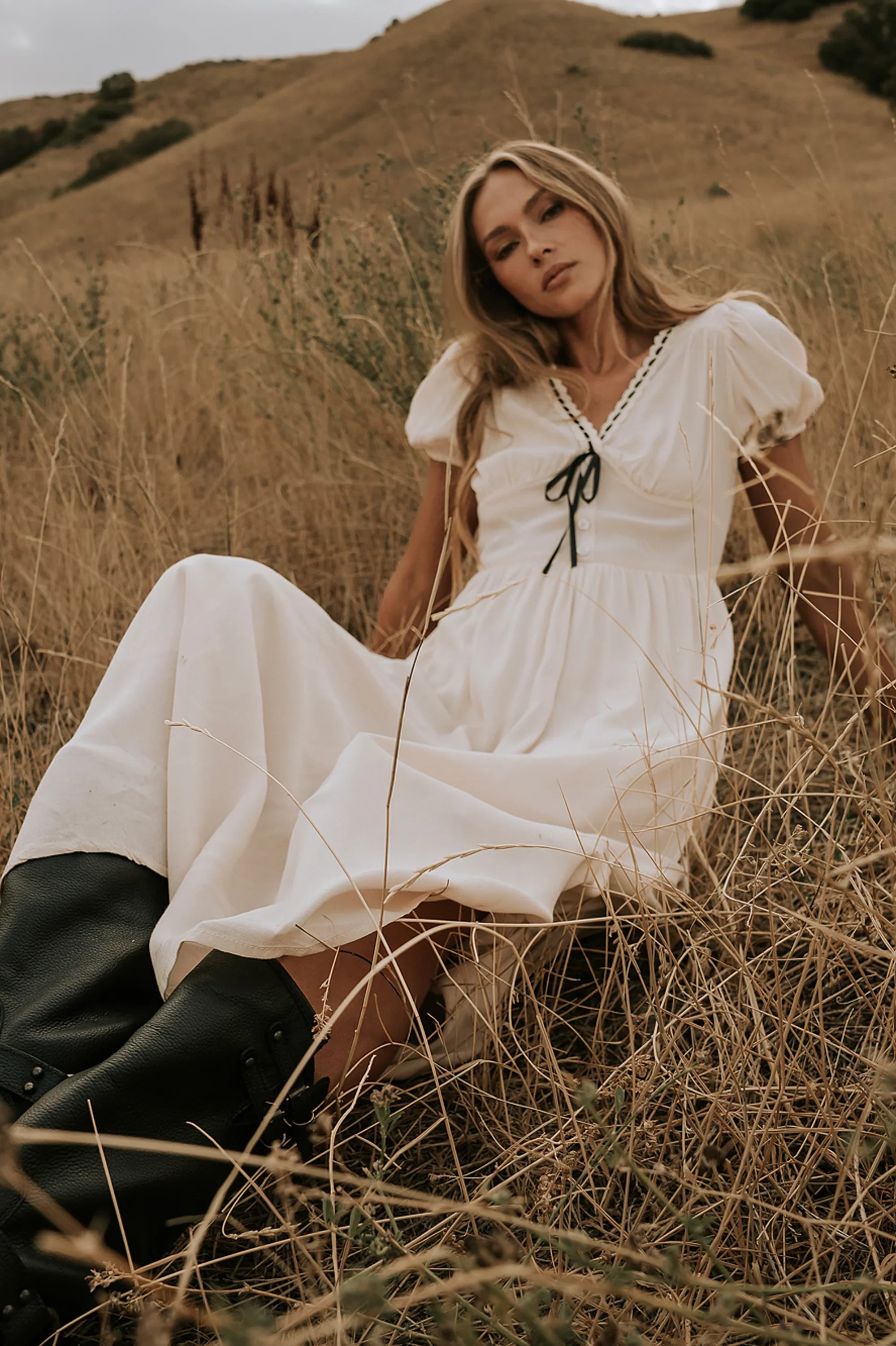 Kaydence Maxi Dress in Cream