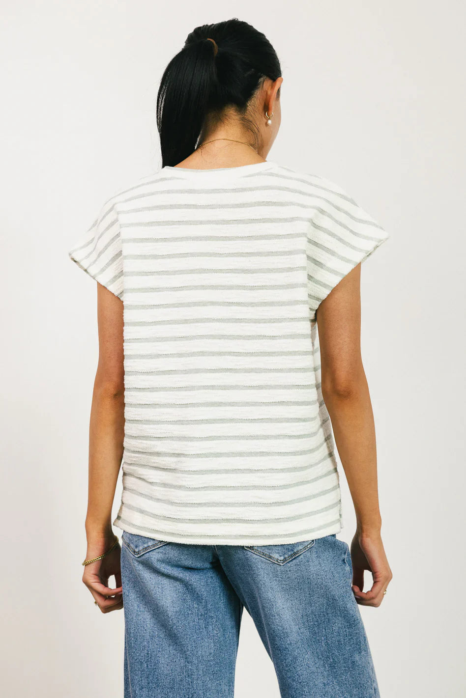 Kaycie Muscle Tee in Grey