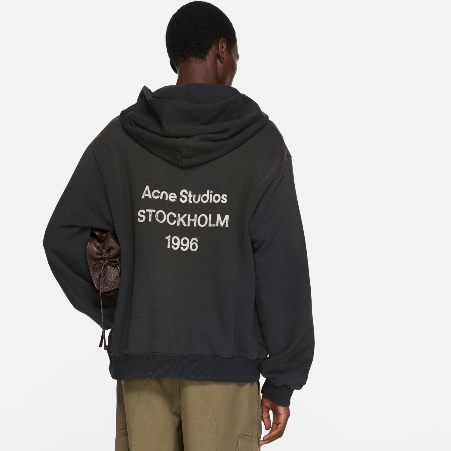 Acne Studios Men's And Women's Spring/fall Fashion Casual Pullover Hoodie With Letter Print Oversized Long Sleeve Sweatshirt #79335