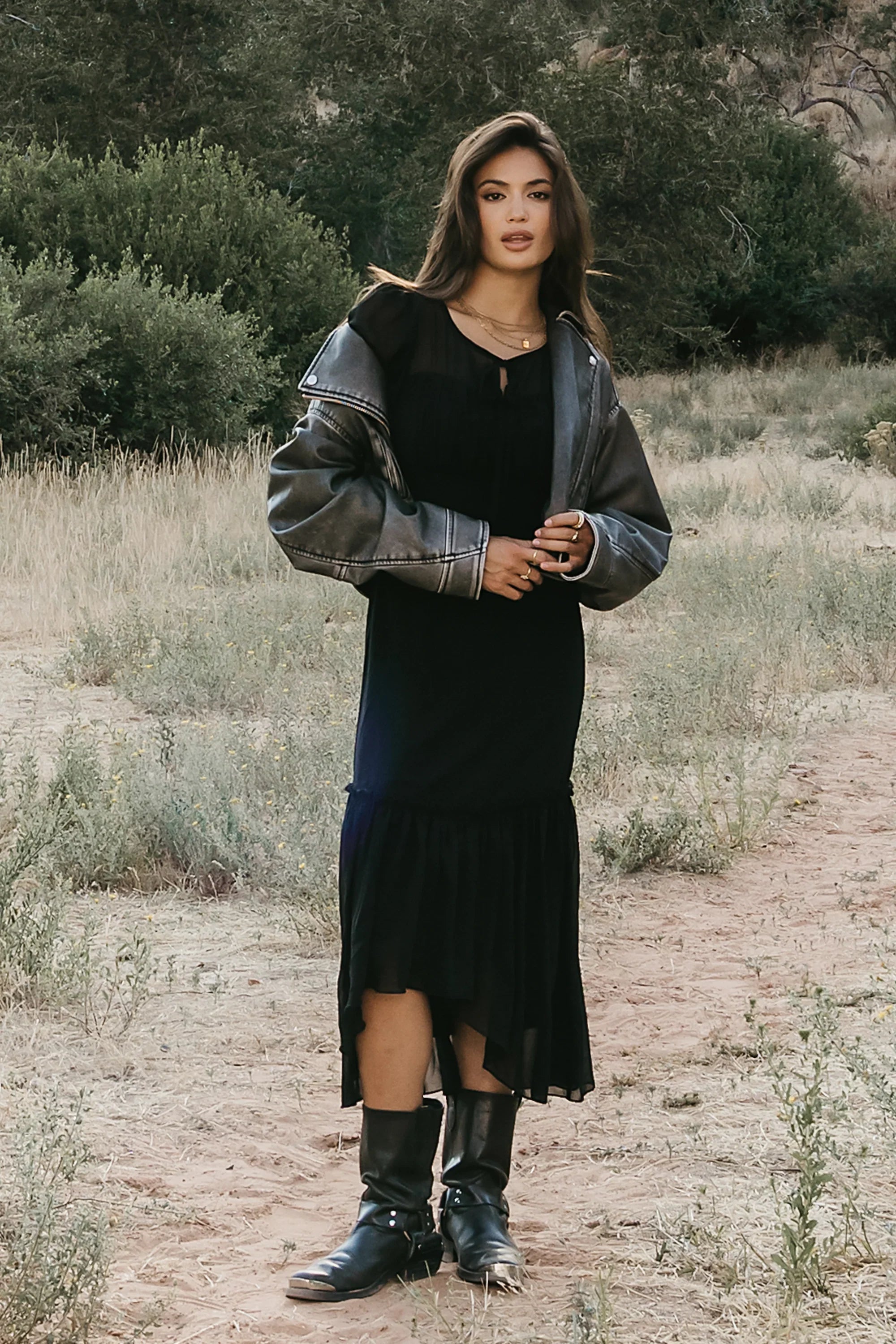 Dallas Sheer Midi Dress
