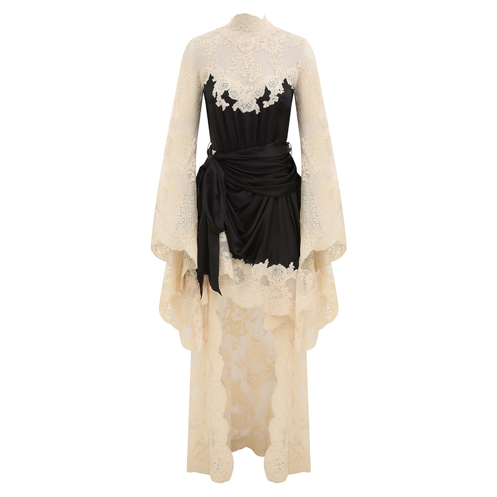 Zimmermann Hypnotic Satin Drape Dress #335820